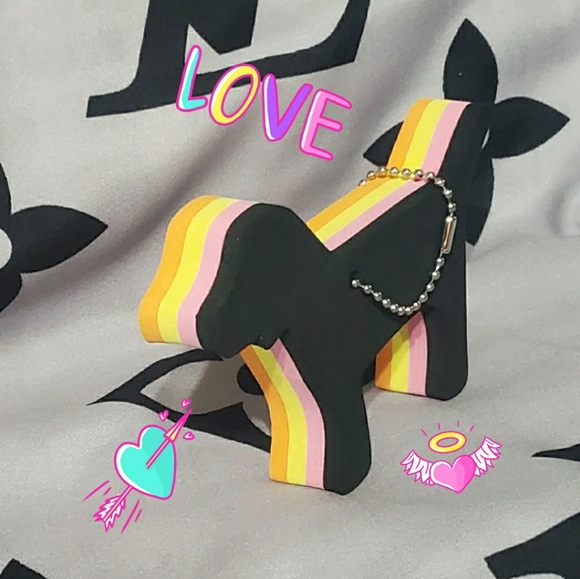 Vs PINK Dog Keychain
